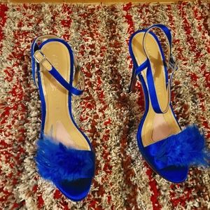 Blue Paris Hilton shoes